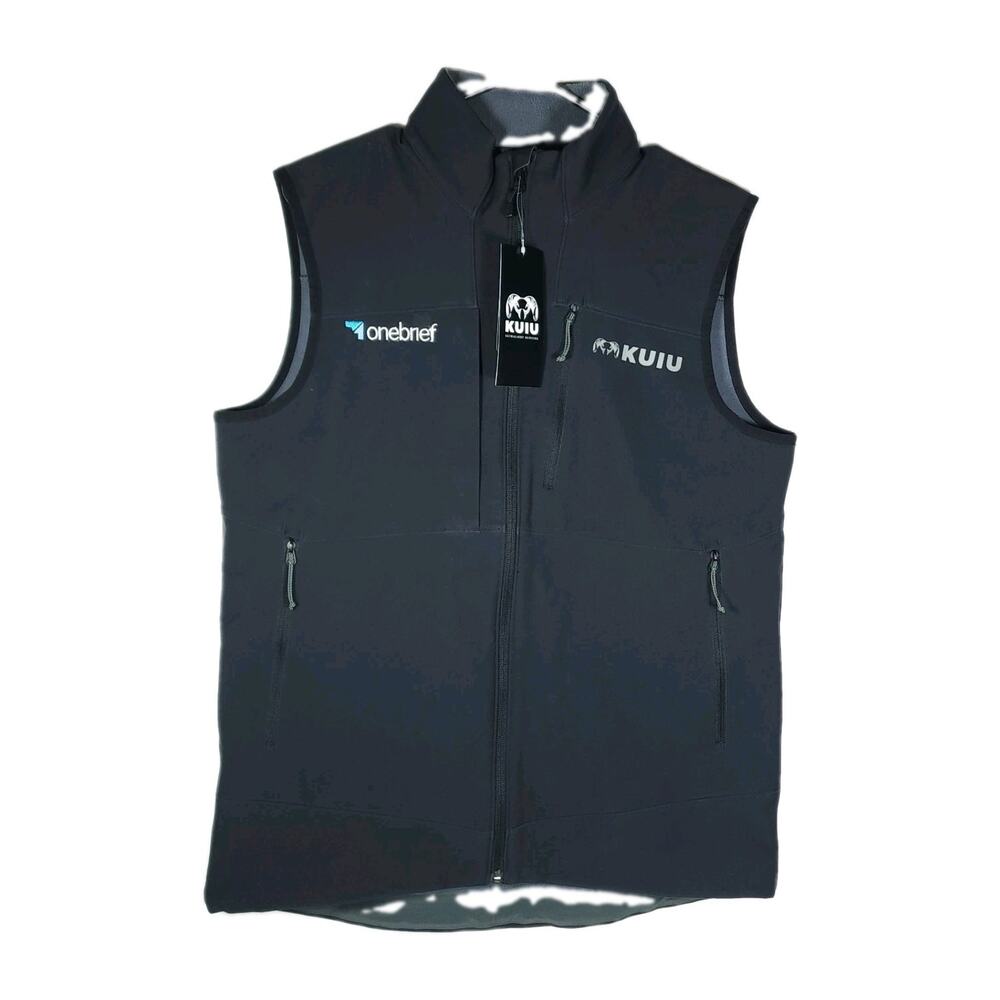 KUIU Men’s Guide PRO Medium Black Logo Primeflex Hunting Vest NWT